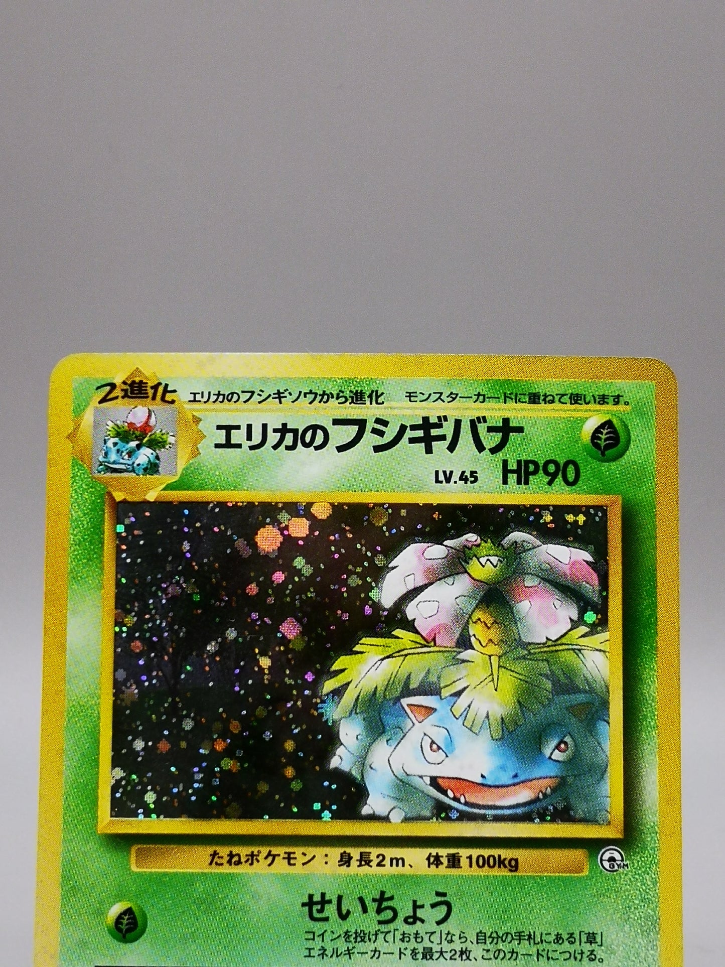 Erika's Venusaur No.003 Japanese Gym 2 Challenge from the Darkness 1999