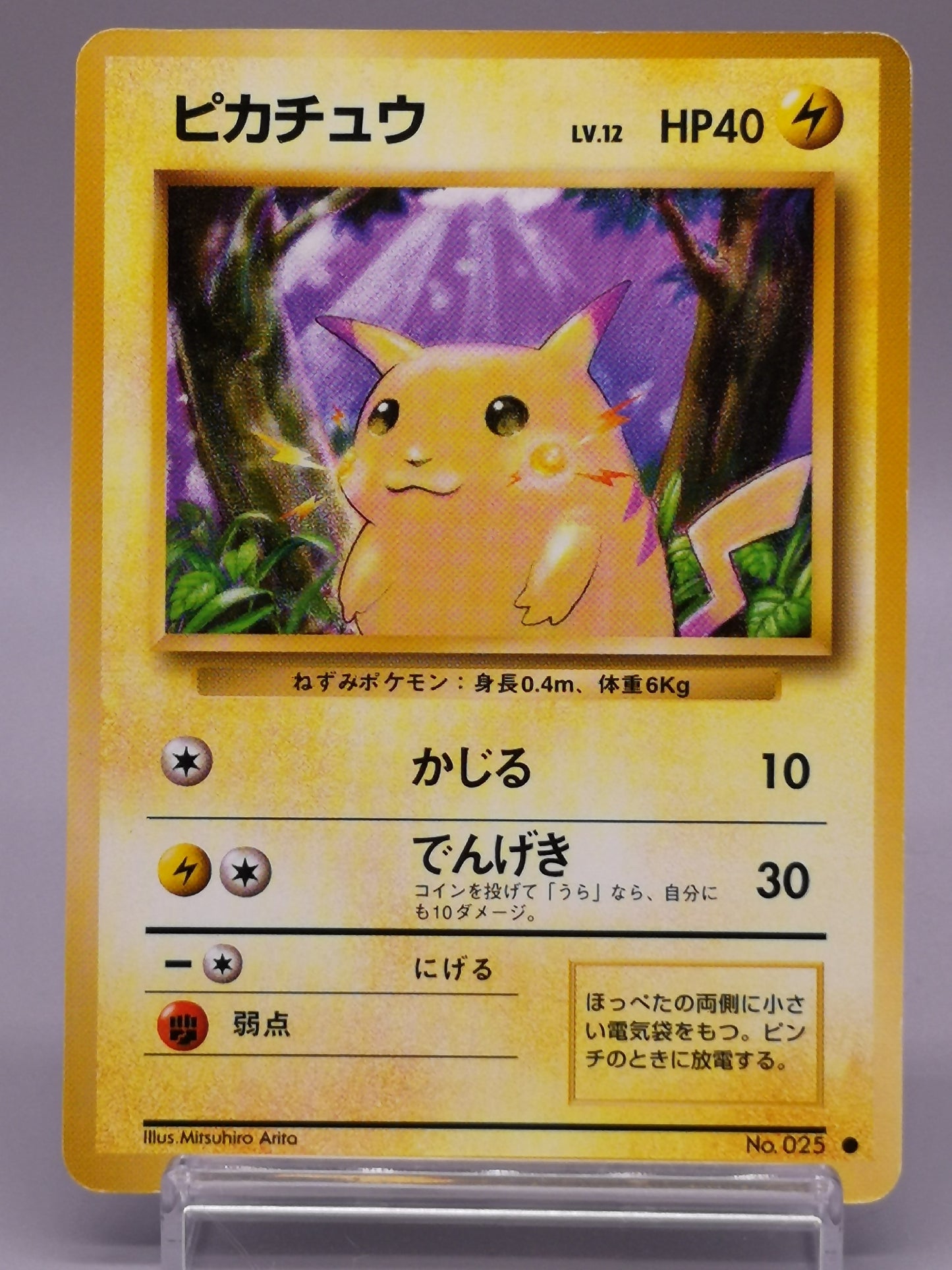 Pikachu No.025 Japanese Jungle 1997