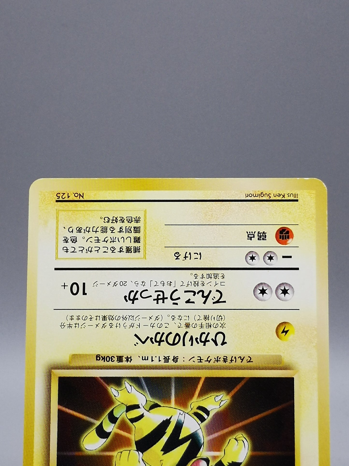 Electabuzz No.125 Japanese Base Set 1st Edition 1996