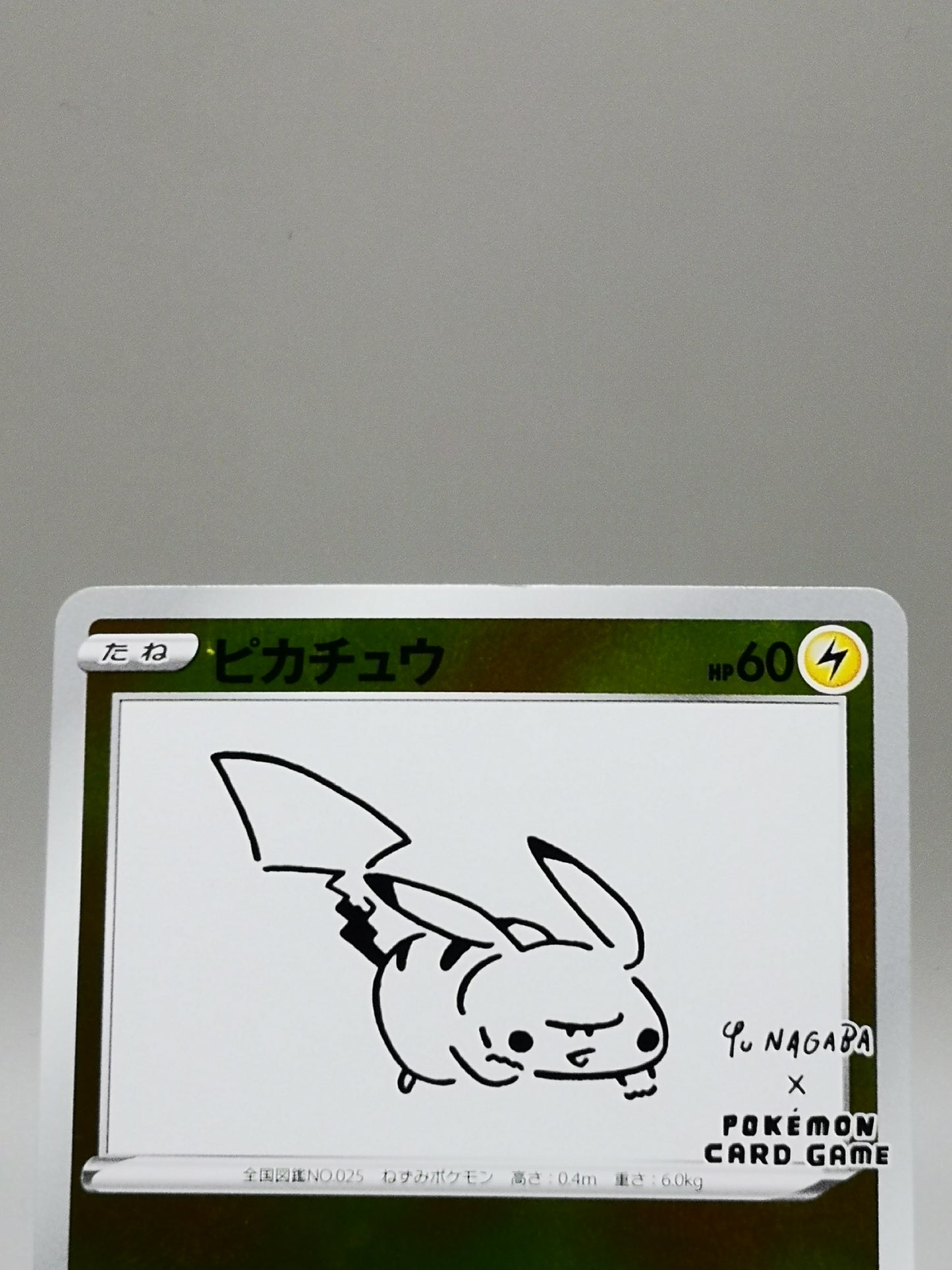 Pikachu (Yu Nagaba x Pokémon Card Game) SWSH Black Star Promos 208/S-P 2023