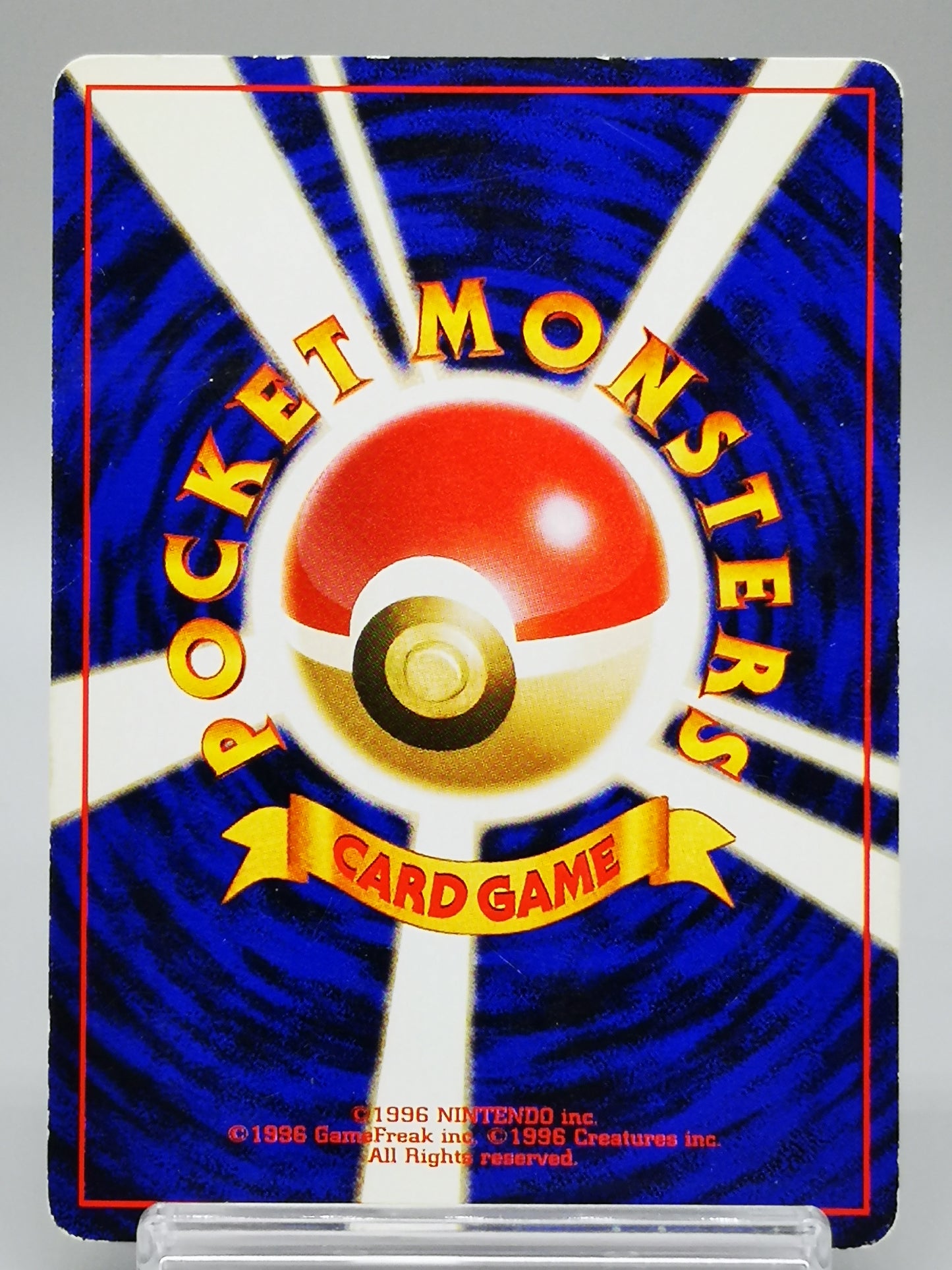 Gastly No. 092 Base Set 1996