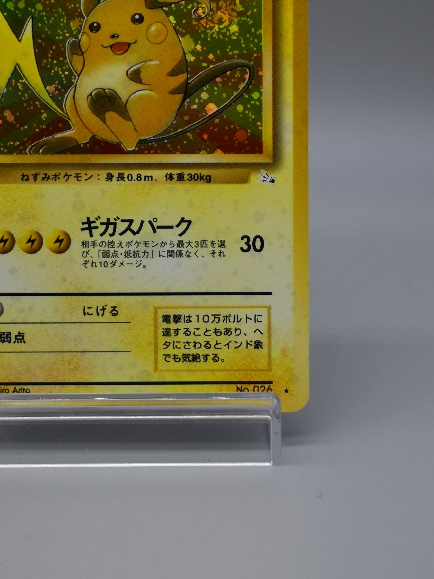 Raichu No. 026 Mystery of the Fossils 1997