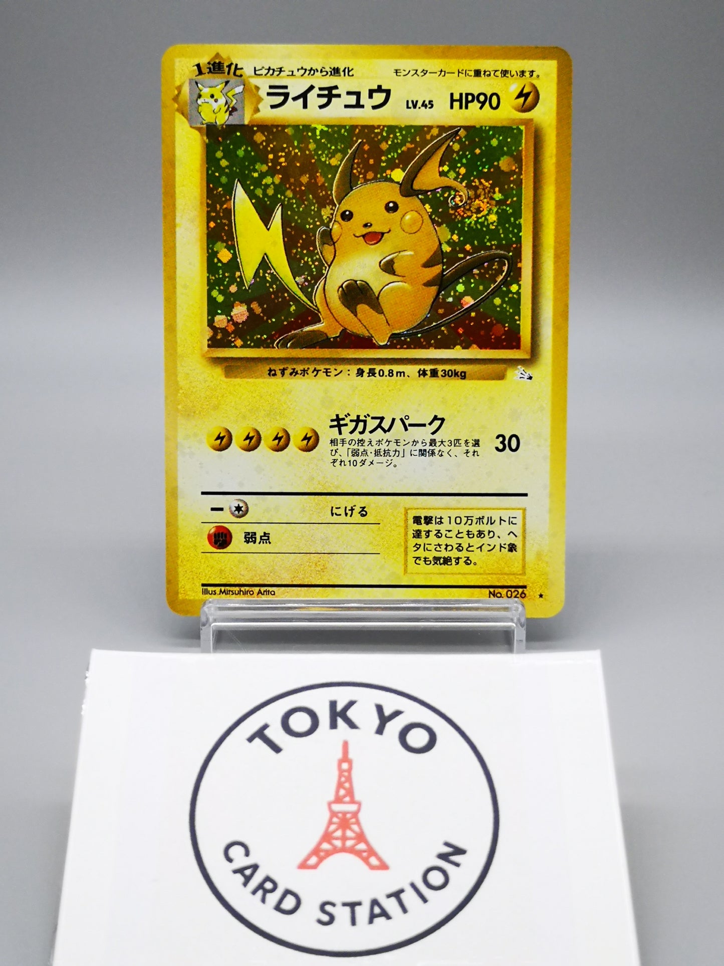 Raichu No. 026 Mystery of the Fossils 1997