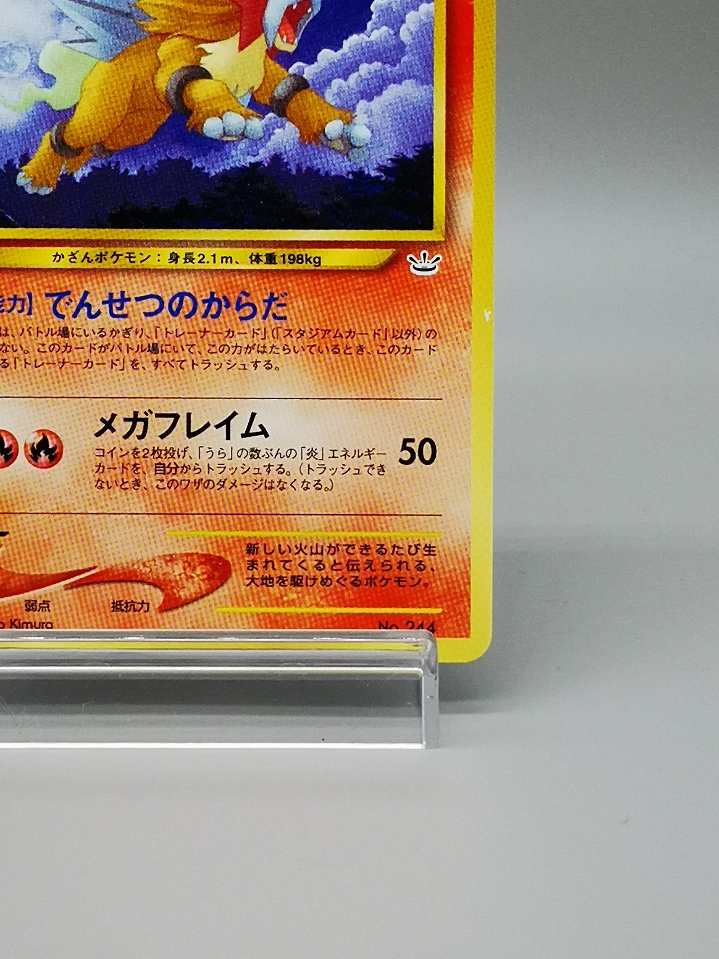 Entei No. 244 Wizards of the Coast Black Star Promos 2000