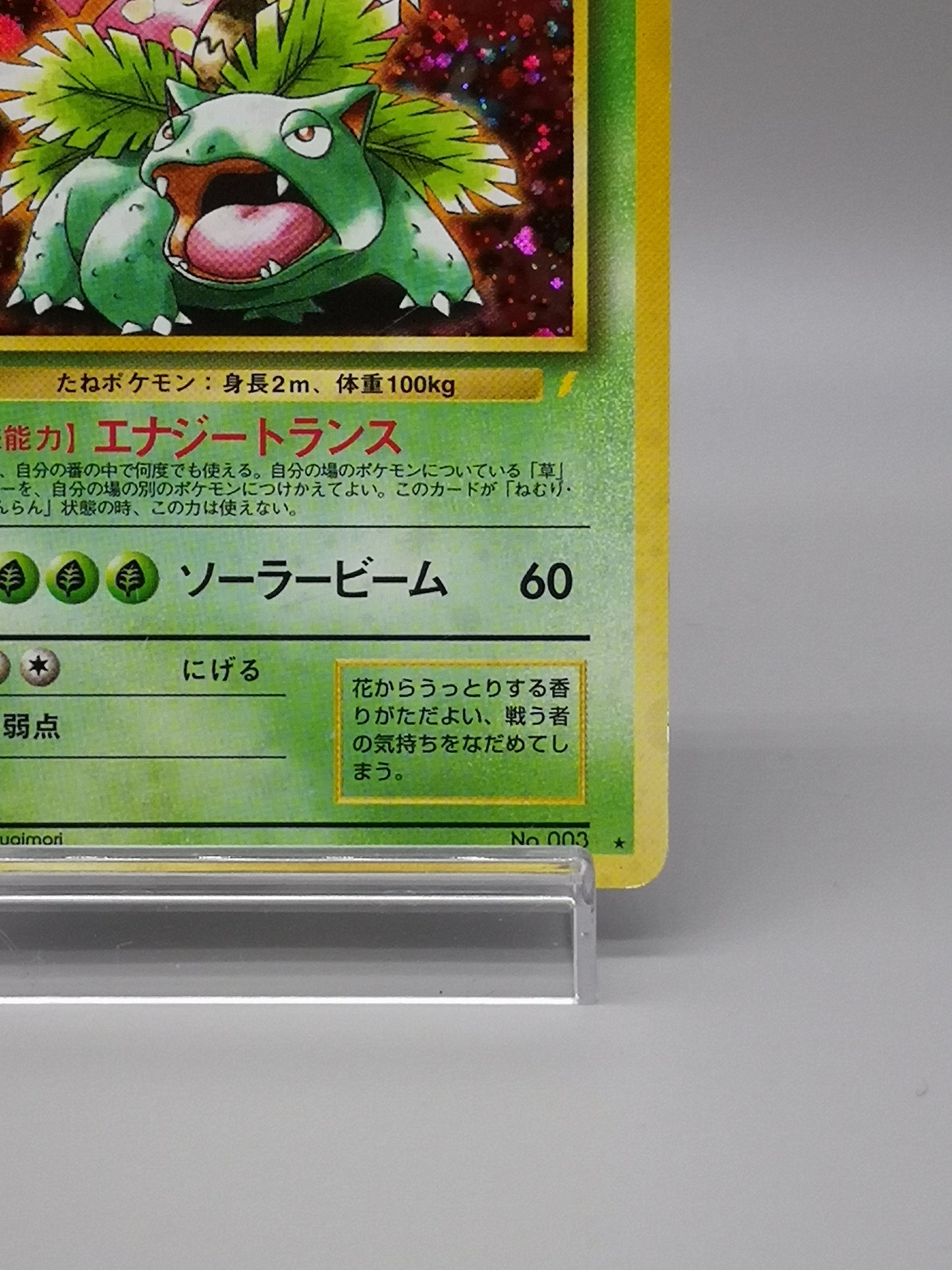 Venusaur Japanese Base Set 1996