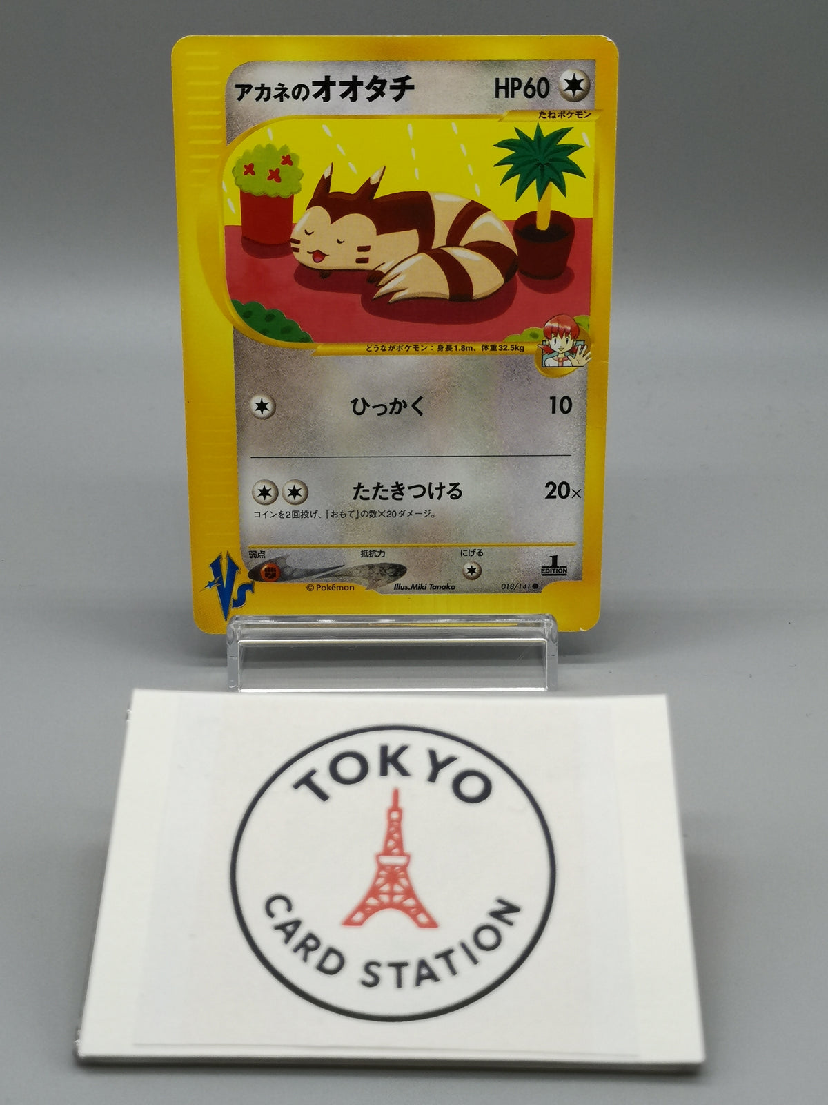 Whitney's Furret 018/141 1st Edition Pokemon VS Series Japanese Card